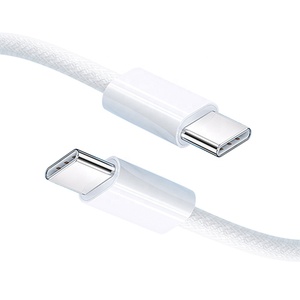 Trend 1M 60W tip C tipi C süper hızlı şarj kablosu naylon örgülü USB C yüksek hızlı iletim şarj aleti kablosu - Product Image 1