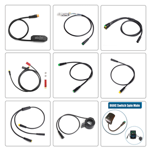 Кабель для электровелосипеда Bafang/8FUN, комплект с зубчатым датчиком, USB, программирование, Гидравлический тормозной датчик, держатель дисплея, 5-контактный тормоз, 3pin 1T4 - Product Image 2