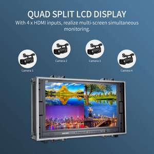 SEETEC 27 "4K Broadcast Director Monitor Pantalla IPS 4 Entradas HDMI Monitoreo CCTV Venta directa de fábrica Personalizable - Product Image 4
