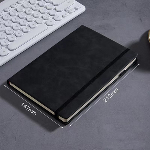 Stationery Office Custom Logo A5 Pu Leather Cover <strong>Notebook</strong> <strong>with</strong> Pen Holder and <strong>Elastic</strong> Band for Dairy - Product Image 3