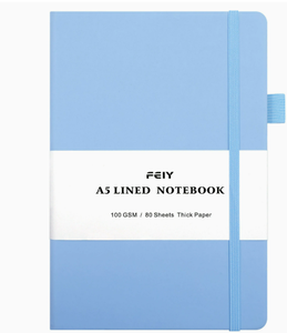 Cuaderno de bolsillo A5-Bloc de notas minimalista de color macarrón con diseño estético alto para uso diario y de oficina - Product Image 4