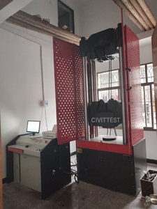 Marco fuerte de compresión de tensión, 2000KN 200T Máquina de prueba universal de barra de refuerzo servo hidráulica controlada por PC completamente automática - Product Image 2