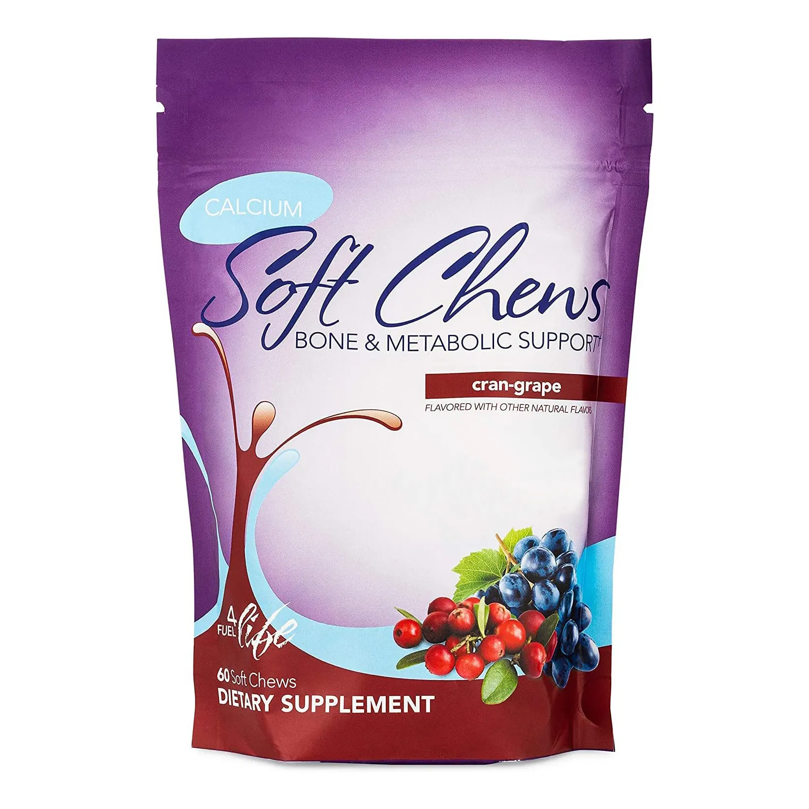 Bariatric Vitamin Cranberry Grape Gummies Citrato de calcio sin azúcar y energía Soft Chew para una óptima salud ósea