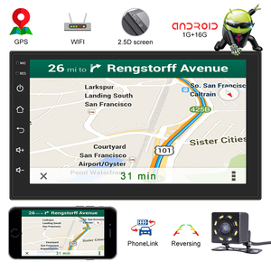 La cámara de respaldo incluye 12V 1g 32G 7 pulgadas radio de coche Android GPS pantalla táctil WiFi soportes Android vídeo estéreo de coche con salida de vídeo - Product Image 2