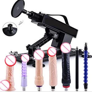 Leistungs starke automatische Sex-Maschinen gewehr 20 Anbaugeräte Geschwindigkeit verstellbare Vibratoren <span class=keywords><strong>Dildo</strong></span> Spielzeug für Erwachsene für Frauen und Männer Sex produkte - Product Image 3