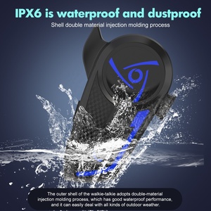 Intercomunicador inalámbrico para casco de motocicleta, auriculares estéreo Bluetooth 5,2 manos libres, IP67, resistente al agua, 850mAh, auricular de larga espera - Product Image 3