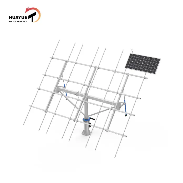 12KW HYS-24PV-144-M-2LSD chất lượng hàng đầu trục kép năng lượng mặt trời Tracker cấu trúc mặt trời theo dõi với Công bằng năng lượng mặt trời Tracker giá
