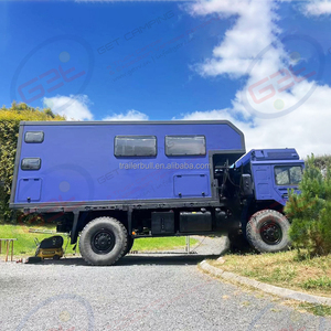 MAN-LMTV 16ftキャブオーバートラックキャンピングキャンピングキャンピングカーRV,Overland Expedition DIY FRP断熱壁レクリエーションキャンプ用