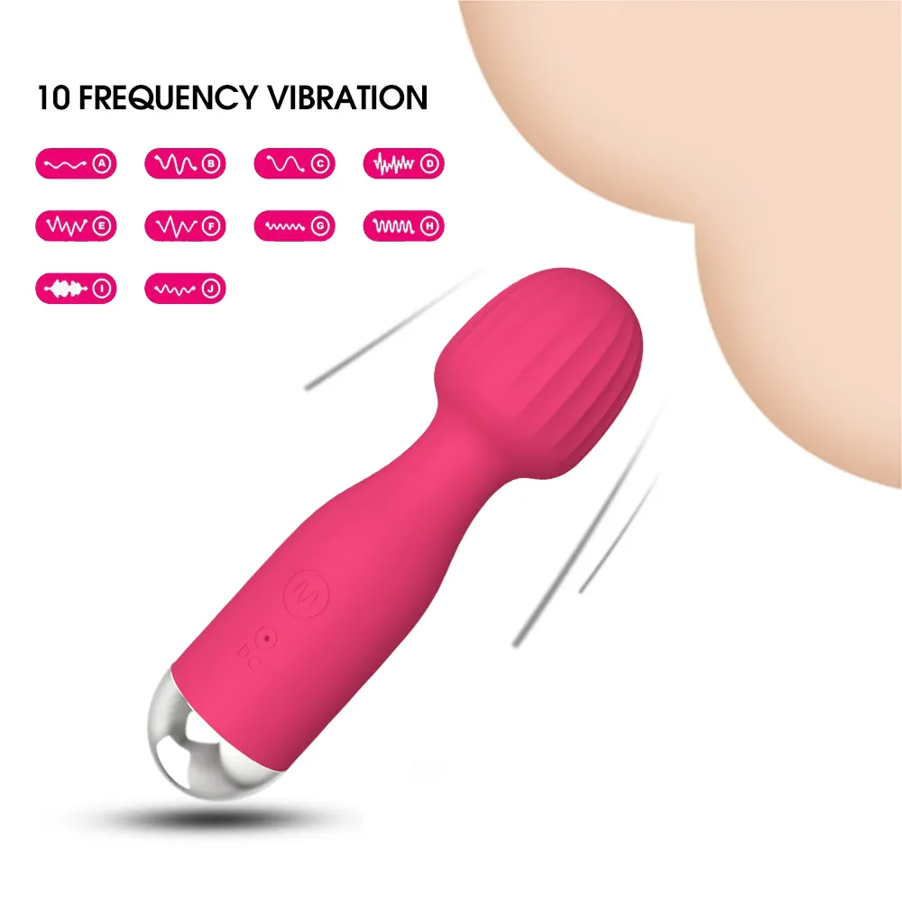 OEM/ODM Mini juguetes personales para adultos VIBRADOR ELÉCTRICO DE mAnO AV masajeador consolador vibrador juguetes sexuales mujeres