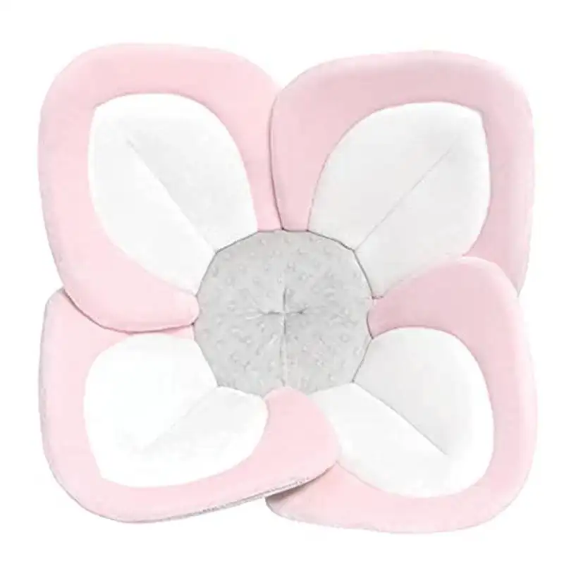 Atacado Bebê Recém-nascido Flor Banho Mat Soft Baby Shower Seat Pad