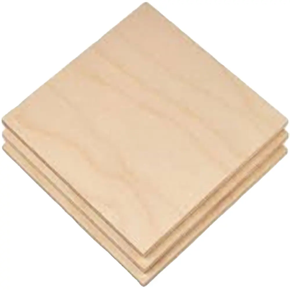 Láminas de abedul de grado bático para camas, madera contrachapada de 3mm, 1/8x12x20 pulgadas, artesanía sin terminar, B/BB