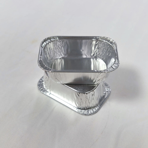 Rectangle Shape Oven Safe Small Size 100 ml 95*65*30mm Colored Aluminum <strong>Food</strong> Container Cake Baking Model <strong>Food</strong> Takeout <strong>Box</strong> - Product Image 1
