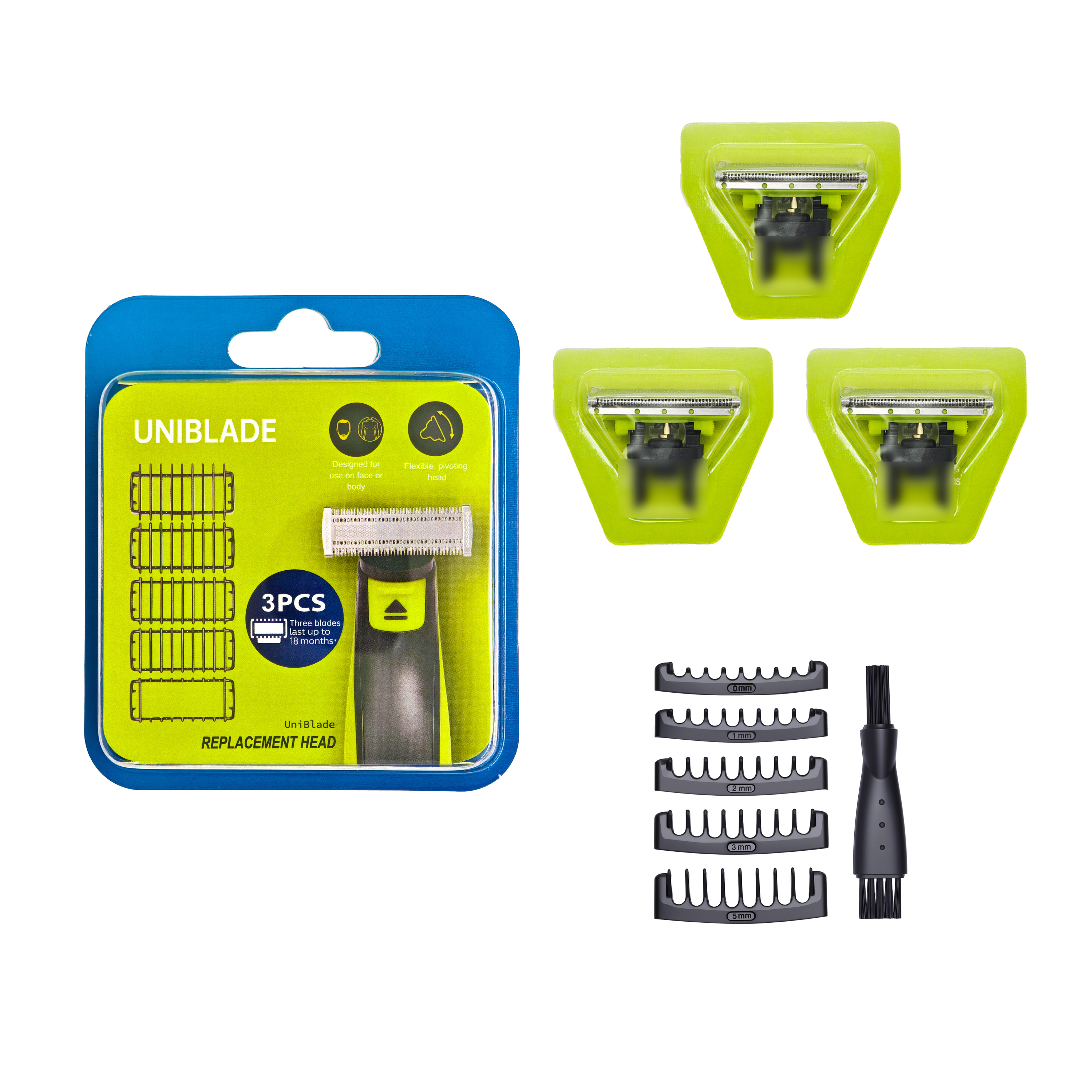 3pcs(with combs)/color pack