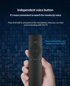 Genuino prodotto di Xiaomi Bluetooth telecomando vocale adatto per Xiaomi Smart TV MI Box telecomando in magazzino all'ingrosso - Product Image 5
