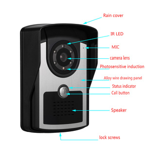 Sistema de intercomunicación de videoportero con cable de alta definición para el hogar, oficina o Villa, Timbre de Control de acceso de seguridad - Product Image 5