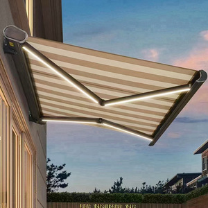 Hiện Đại Đầy Đủ Hộp Có Thể Thu Vào Điện Mái Hiên Thông Minh Điều Khiển Từ Xa Chặn Ánh Sáng Ban Công Ngoài Trời Cửa Mái Hiên Mưa Mái Hiên Cho - Product Image 4