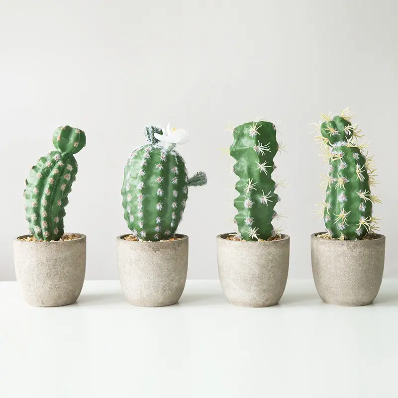 Hot Sales Best Selling Artificial Cactus New Style Potted Plant Home Decoration Cactus