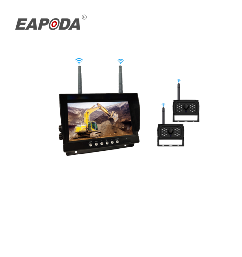 9 ''pantalla + 2 Cámara