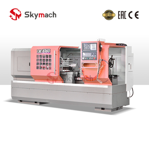 CK6160 CNC Horizontal Turning Center Flach bett mit Live Tooling Threading Bar Bearbeitung Nocken programmierung - Product Image 3
