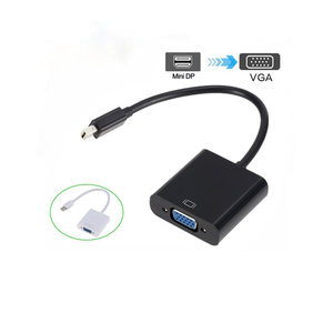 Adaptador Mini DP macho a DVI/VGA hembra, Carcasa de ABS, convertidor dp a VGA, adaptador DisplayPort a VGA - Product Image 6