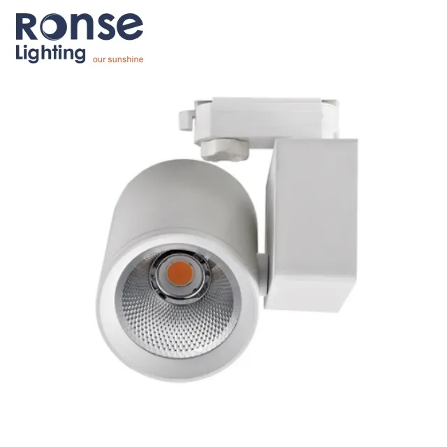 RONSE Factory de alta qualidade com cabeça móvel LED Spot Track Light regulável ajustável 20W rotação LED Track Light