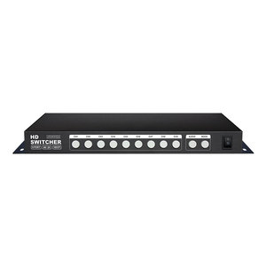 Conmutador sin costuras 4K 9x1 HD Quad Multi-VIEWER 9 entradas 1 salida