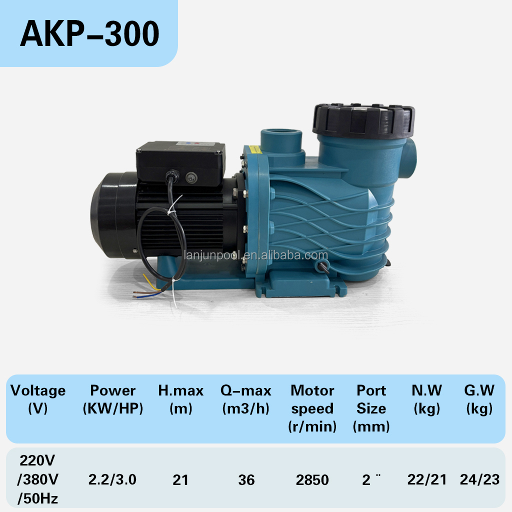 AKP-T300 bleu (3,0 HP/50 Hz/220-380 V)