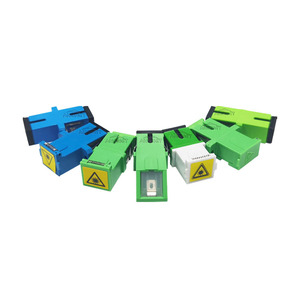 Flip deklanşör ile tozluk SC APC Fiber optik adaptörler Simplex flanşsız kuplörler - Product Image 5