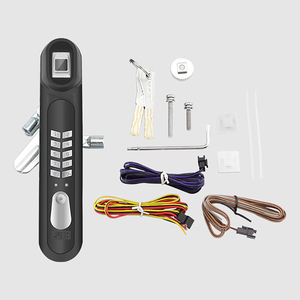 Fingerprint + IC Reader + Keypad Access Control Cabinet <strong>Lock</strong> Handle for Data Center Rack - Product Image 4