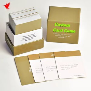 Customized Printing Services <strong>Question</strong> Card Game Custom Family Playing Game Card Manufacturers Conversation Card Game for Adult - Product Image 4