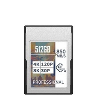 Tarjeta de almacenamiento Micro flash compatible con tarjeta de memoria CF Express tipo A 2 colores 128GB 256GB 512GB 1TB Compatible con cámara UHD