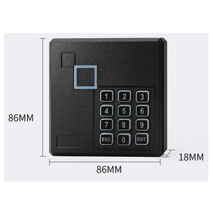 125kHz/13,56 MHz Wiegand Access Control RFID-Lesegerät mit Tastatur ABS Material Security System Tastatur kartenleser - Product Image 6