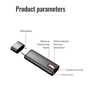 Mini registratore digitale usb portatile Q16V dispositivo di registrazione per la registrazione professionale - Product Image 6