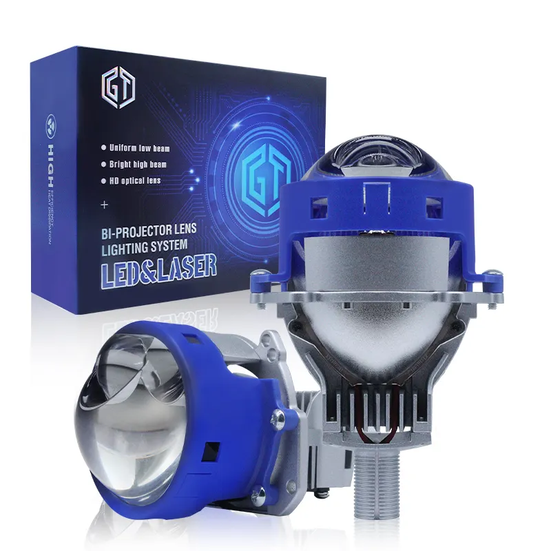 Best seller P70 bi led lente do projetor laser H7 oem p5 levou faróis de alta potência h4 mini projetor sistema de iluminação automática