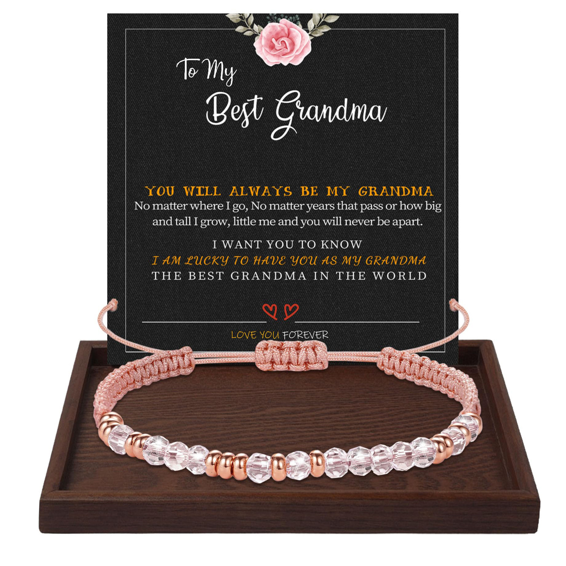 Pulsera Mix-Password + tarjeta de la mejor abuela