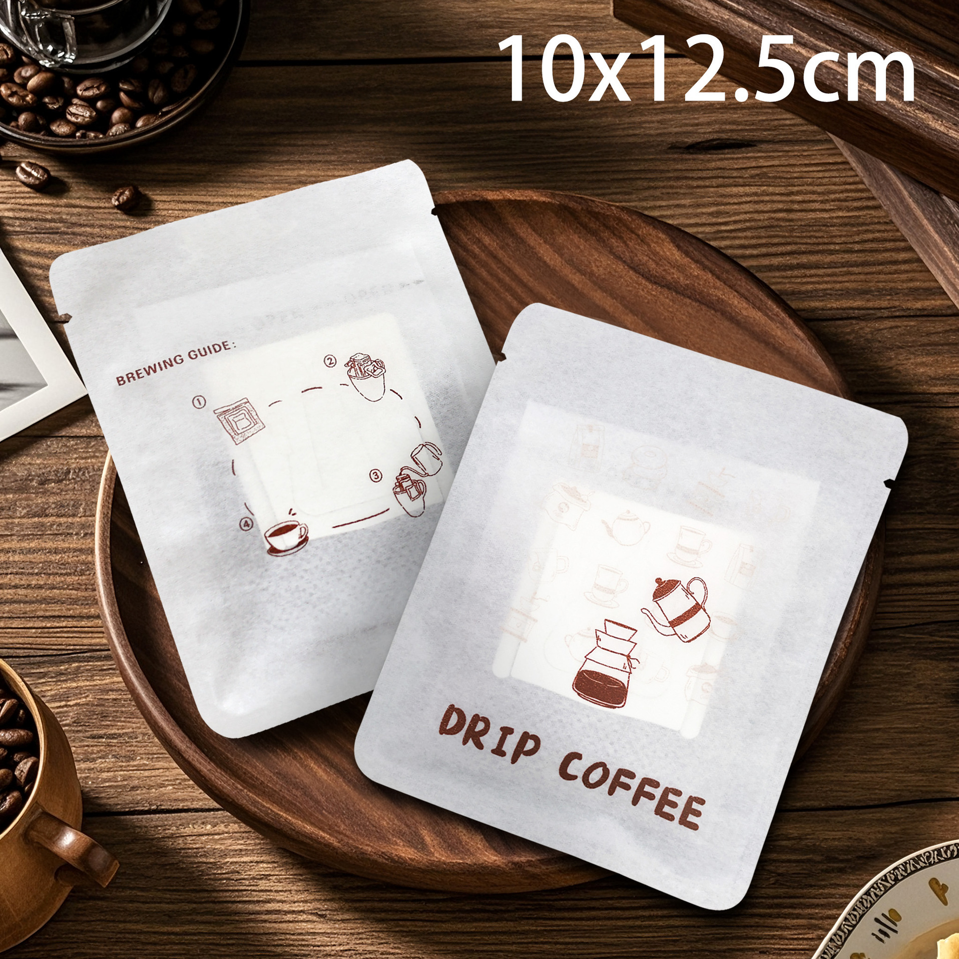 Make coffee print bag