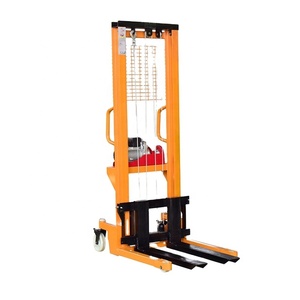 Electric Hydraulic Forklift 1tons 1.6meters Stacker Small <strong>Loading</strong> <strong>and</strong> <strong>Unloading</strong> Truck Manual Forklift - Product Image 6