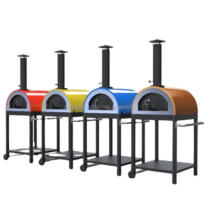 2022 Factory Australia style portable freestanding wood pellet /charcoal pizza oven for indoor kitchen/outdoor