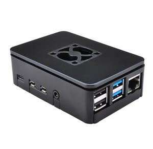 ต่ําสุด Raspberry PI 4 ระบายความร้อนกล่องศูนย์กรณีติดตั้งการออกแบบกล่องโลหะสําหรับ Raspberry PI 4