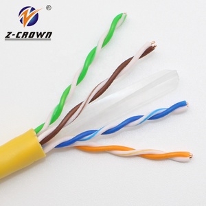 305m 4ペア23awg lanサプライヤーZ-Crown oem utp高速ネットワークイーサネット非シールドツイストペア (utp) カテゴリー6 cat6ケーブル - Product Image 5