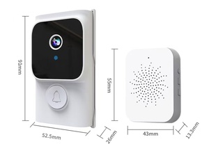 Прямая Продажа с фабрики 1080P Wi-Fi видеодомофон домофон цветная металлическая наружная Водонепроницаемая камера с ночным видением TCP сеть - Product Image 5