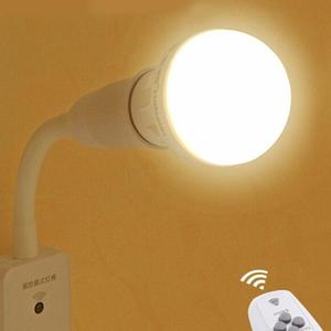 <strong>LED</strong> Bulb Remote Control Plug Lamp Holder Wireless Smart Light Bulb Base Socket Cap Switch for Night Light Bedside Lamp - Product Image 3