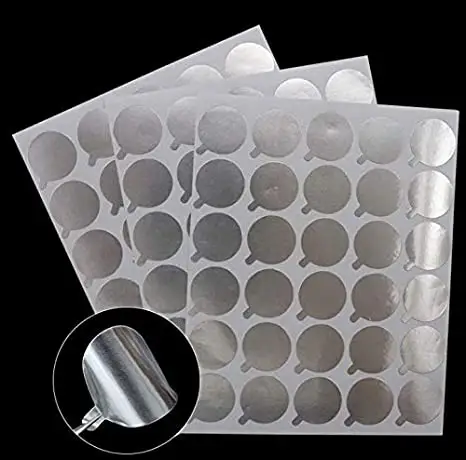 Adesivi sigillanti in fogli di alluminio di diverse dimensioni con manico per bottiglia cosmetica tubi chimici dentifricio guarnizioni bocca