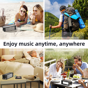 Impermeabile IPX7 30 ore Playtime TWS altoparlante Bluetooth Stereo con ricarica solare esclusiva per uso esterno - Product Image 5