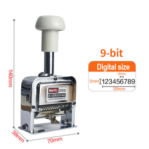 Новинка, металлическая Автоматическая цифра, 9-значная цифра - Product Image 2