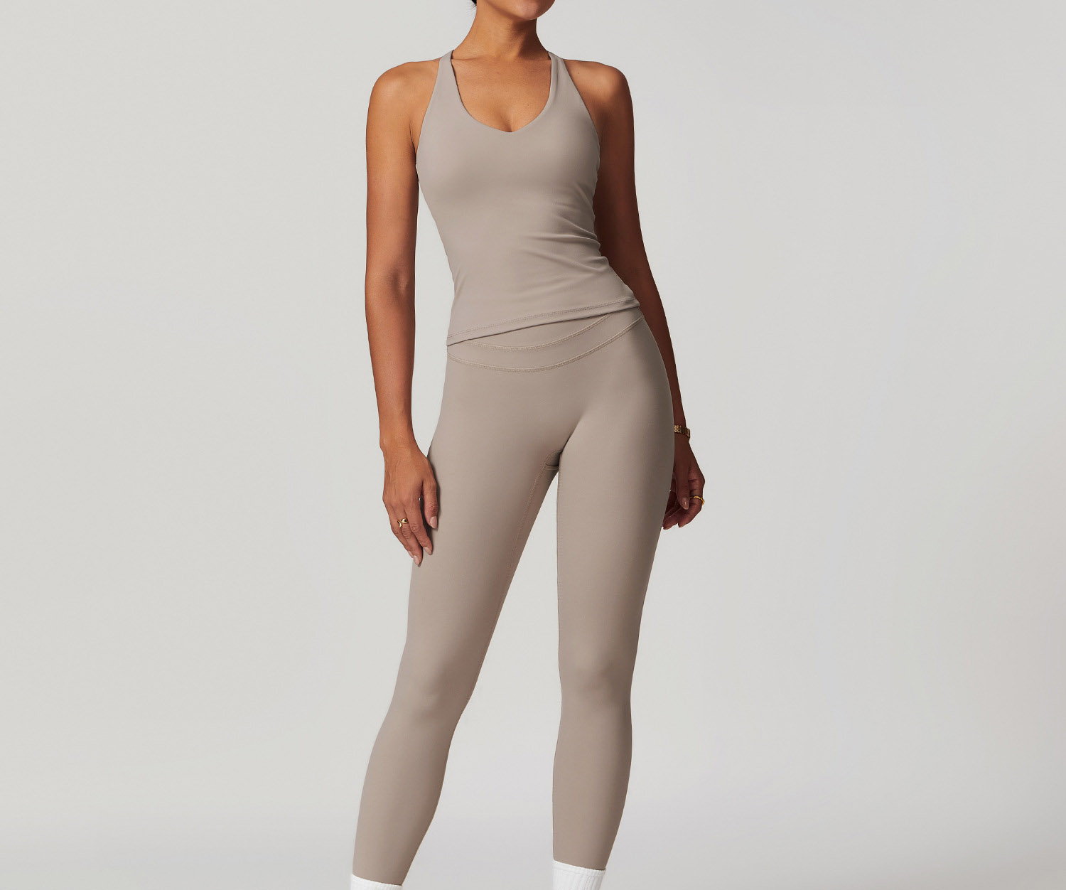 gilet pantalon lin