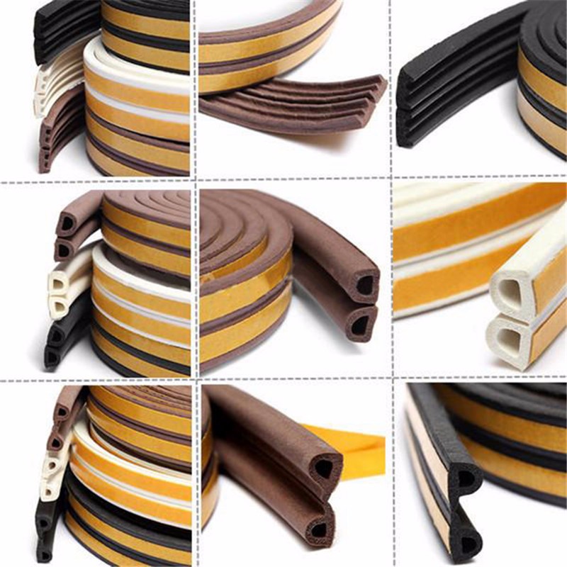 d type foam sealing strips weather stripping door seal strip