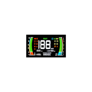 Benutzer definierte Größe Monochrom-LCD-Anzeige modul 7-Segment-Anzeige Miniatur-Kreis Sieben-Segment Tn Htn Stn Va Btn-Bildschirm - Product Image 4