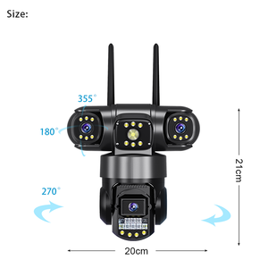 Levofast กล้องวงจรปิด3หน้าจอ3เลนส์3ตัวหมุนได้ด้วยระบบ PTZ SC28 6MP เครือข่าย WIFI กล้องวงจรปิดไร้สาย IP 4G V380pro ใหม่ - Product Image 6