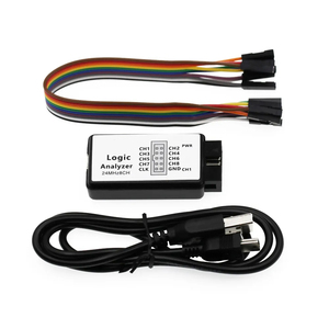 Mini Portable USB Logic Analyzer SCM 24MHz 8 Kanal 24M Debugger Logic Analyzer Tool für ARM FPGA 24M 8CH USB Logic Analyzer - Product Image 3